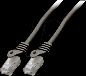 K8104SW.0,5 Cat.6 U/UTP patch cable CCA, 0.5 m, black