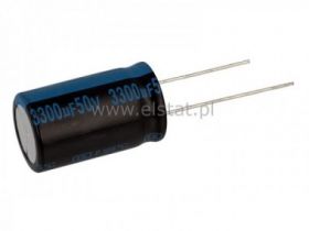 3300uF 50V kondensator elektrolit 105C 18x40mm