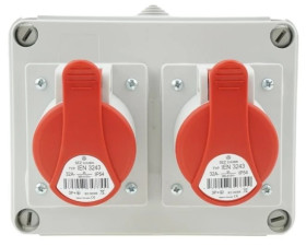 Rozdzielnica budowlana RS-05 2x32A/4P 400V 05.012