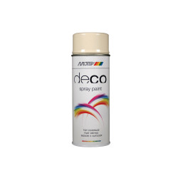 PlastiKote 01609 Deco Spray Paint High Gloss RAL 1013 Oyster White 400ml