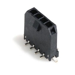 Listwa stykowa PCB 4-pinowe Męski 1-rzędowe raster: 3 mm Molex Powierzchnia 43650 Pionowy