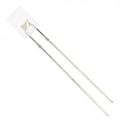 2x Dioda LED biała prostokątna 2x5x7mm 3.6V