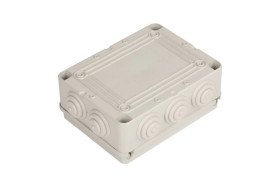 Puszka n/t 190x140x70 tworzywo IP55 szara GW44007 /opak. 24/