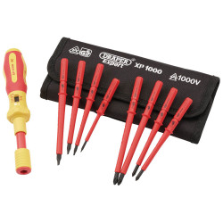 Draper 65372 XP1000 VDE Interchangeable Torque Screwdriver Set (9 Piece)