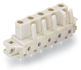 WAGO Obudowa złącza pin żeńskiego na PCB 722 Ilość pinów 4 Wymiary siatki: 7.50 mm 722-734/031-000 50 szt.