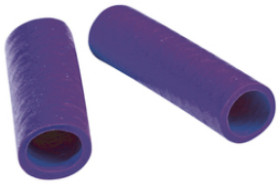 Protection and insulating grommet, inside Ø 5 mm, L 25 mm, purple, PCR, -30 to 90 °C, 02010005008