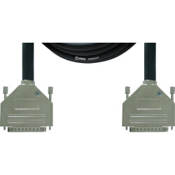 Cordial 10471 Parallel Cable 2x D-SUB 25-pin Male 1.5 m Black