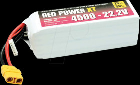 Li-Po battery, 22.2 V, 4500 mAh