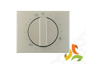 BERKER K.5 Płytka czołowa z pokrętłem do mechanicznego wyłącznika czasowy 0-15 min stal szlachetna nierdzewna 16347104 HAGER