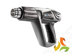 Opalarka 230V 2000W zakres temperatur 25st.C - 550st.C 3 poziomy temperatury i przepływu powietrza 59G522 GRAPHITE