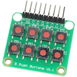 Moduł klawiatury 2x4-bit 8 przycisków