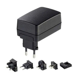 Adapter AC/DC Uwy 9V dc Iwy 2A Wymienne 18W typ wtyczki: Wymienny