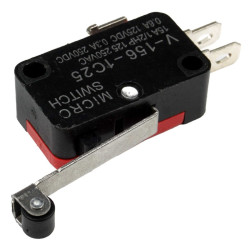 Wyłącznik krańcowy mikroprzełącznik krańcówka z dźwignią z rolką 15A 250V V-156-1C25