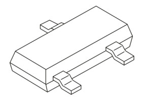 MOSFET N-kanałowy 300 mA SOT-23 240 V SMD Pojedynczy 510 mW 6 omów