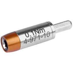 Bernstein 4-971 Mini Torque Wrench Adapter For 4 mm Bits 0.1 Nm Max.
