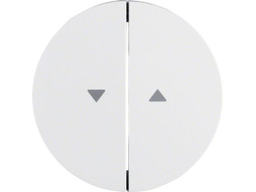 BERKER R.1/R.3 Klawisze z nadrukiem symbolu "strzałka" biały połysk 16252089 HAGER