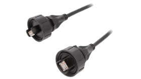 Px0898/2M00 Patch Cord Rj45 Wtyk,Z Obu Stron Pokrycie: Złocony -25...75C