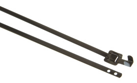 Opaska kablowa długość 330mm szerokość 5,26 mm HellermannTyton Stal nierdzewna z powłoką poliestrową -80 → +538°C