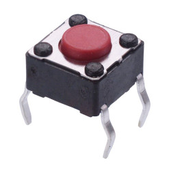 PHAP5-30VA2A3T2N2 4.3mm Height 6mm x 6mm Through Hole Tactile Switch 260g APEM