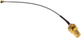 Kabel koncentryczny złącze A U.FL złacze B SMA długość 100mm Z zakończeniem