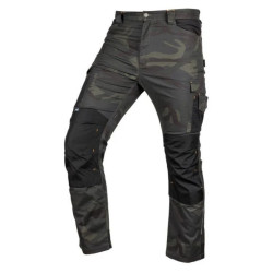 Spodnie robocze MixiMatch, Canvas, wzmocnienia z Cordury, zielone moro, rozmiar XXXL