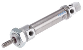 Siłownik pneumatyczny skok: 50mm Festo Ø 20mm dwustronnego działania Action 182mm z amortyzacją pneumatyczną