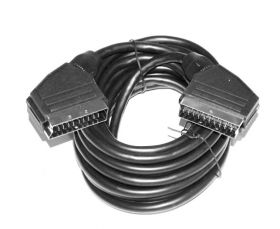 Przyłącze kabel EURO -- EURO (SCART) 21PIN (5m)