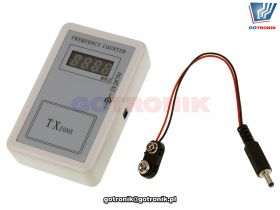 Miernik częstotliwości radiowych - tester pilotów zdalnego sterowania