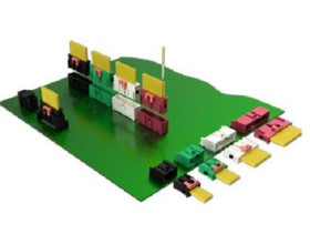 Zespół kablowy przewód-płytka, WireLock, raster: 1.8mm