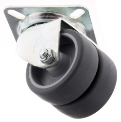 Koło samonastawne średnica kabla 50mm Płyta Tente 70kg wysokość całkowita 69mm