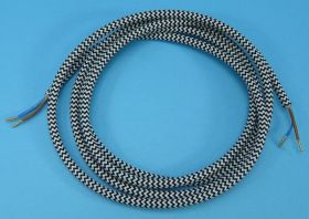 OPVC-OB 1,8mb 2x0,75 CZARNO-BIAŁY PRZEWÓ