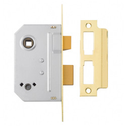 Yale Locks PM236 Bathroom 2 Lever Sashlock Polished Brass 67mm 2.5in