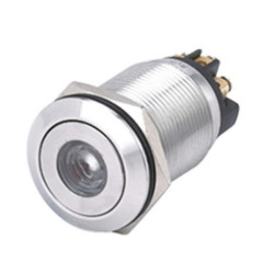 Nasadka przełącznika Chwilowy DPST średnica wycięcia 19.2mm, montaż panelowy RS PRO