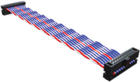 Wiązka kabli taśmowych raster 1.27mm Samtec -40 → +105 °C.