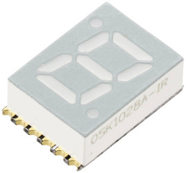 Wyświetlacz jednocyfrowy TRU COMPONENTS TC-11612584 6 mcd 1 szt.