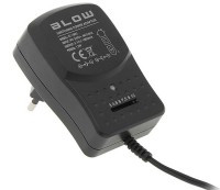 ZSW12/1.0P Zasilacz stabilizowany, impulsowy 1000mA, napięcia: 3; 4.5; 6; 7.5; 9; 12V - wymienne końcówki