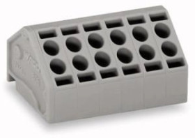 Listwa nasadzana do płytek drukowanych 10-biegunowa szara raster 5mm 806-110 /80szt./