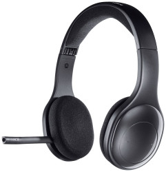 Słuchawki z mikrofonem Logitech H800, bezprzewodowe, czarne