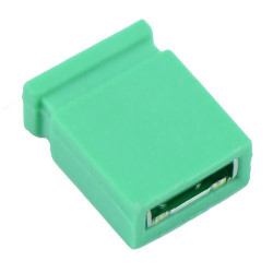 Closed Green 2.54mm Mini Jumper Link