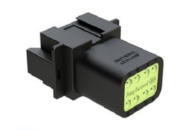 Złącze kabla 8-pinowe Amphenol Industrial 2-rzędowe Męski 13A AT Połączenie zagniatane Gniazdo