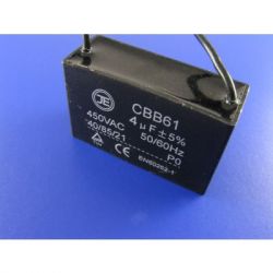 Kondensator silnikowy 4uF/450V z przewodami