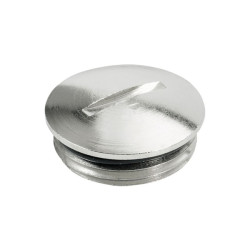 Zaślepka M12 Mosiądz platerowany niklem Weidmüller średnica otworu 12mm Gwintowany