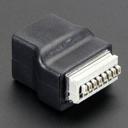 Ethernet RJ45 Female Socket Push-Terminal Block