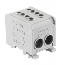 Blok rozdzielczy 1-torowy (2x35mm² 2x35mm²) LZ1*35/35 mocowanie na TS 35, szary 84169002