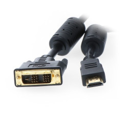 Przewód Cabletech DVI-D - HDMI Gold v1.3b - dł. 5m