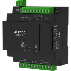 AkYtec 37C064 PRM-24.3 Module: 24V DC Adds Inputs/Outputs to PR200