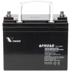 Vision Akkus 6FM75DX FM-Series AGM Battery 12V 75Ah Maintenance-Free VRLA