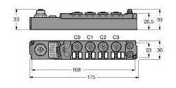 Rozdzielacz czujnik / element wykonawczy, aktywny Turck SDPB-40A-0007 6824052 1 szt.