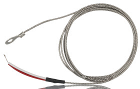Termopara z podkładką K średnica 6mm długość 2m Końcówka z gołym kablem RS PRO