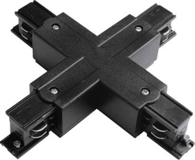 Łącznik szynoprzewodu IP20 3-fazowy czarny TRACK X CONNECTOR 4W BLACK GXTR045